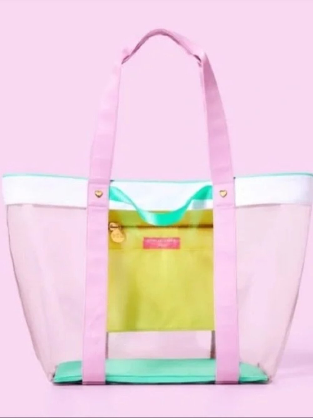 NWT! Stoney Clover Lane x Target Large Clear Tote & Matching Clear Wristlet